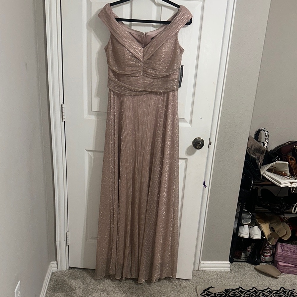 Betsy & Adam Pink Maxi Dress for Elegant Affairs